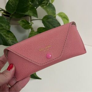 Like New Kate Spade Leather Pink Sunglasses Case